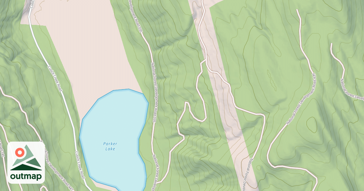 Map of USFS Motor Vehicle Use Map Roads {14283A3E-E5B1-420F-A1BF-886FD57CFB8C}
