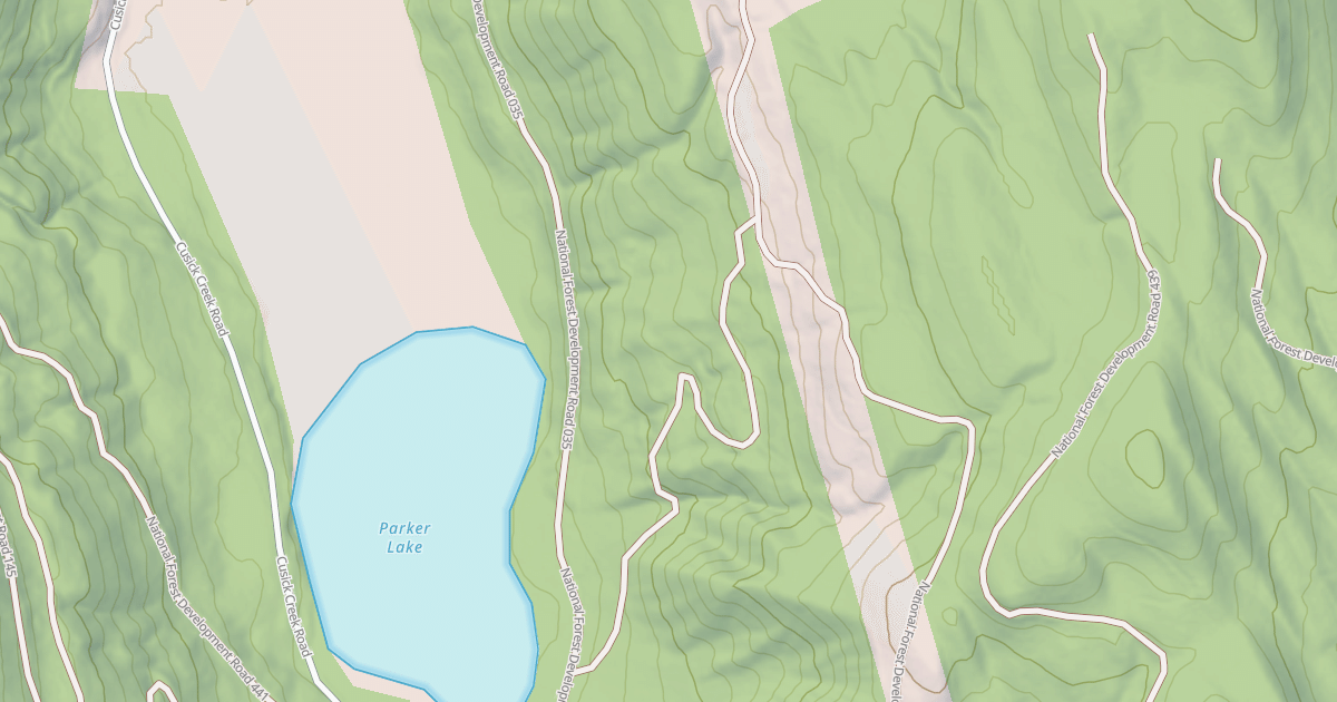 Map preview of USFS Motor Vehicle Use Map Roads {14283A3E-E5B1-420F-A1BF-886FD57CFB8C}