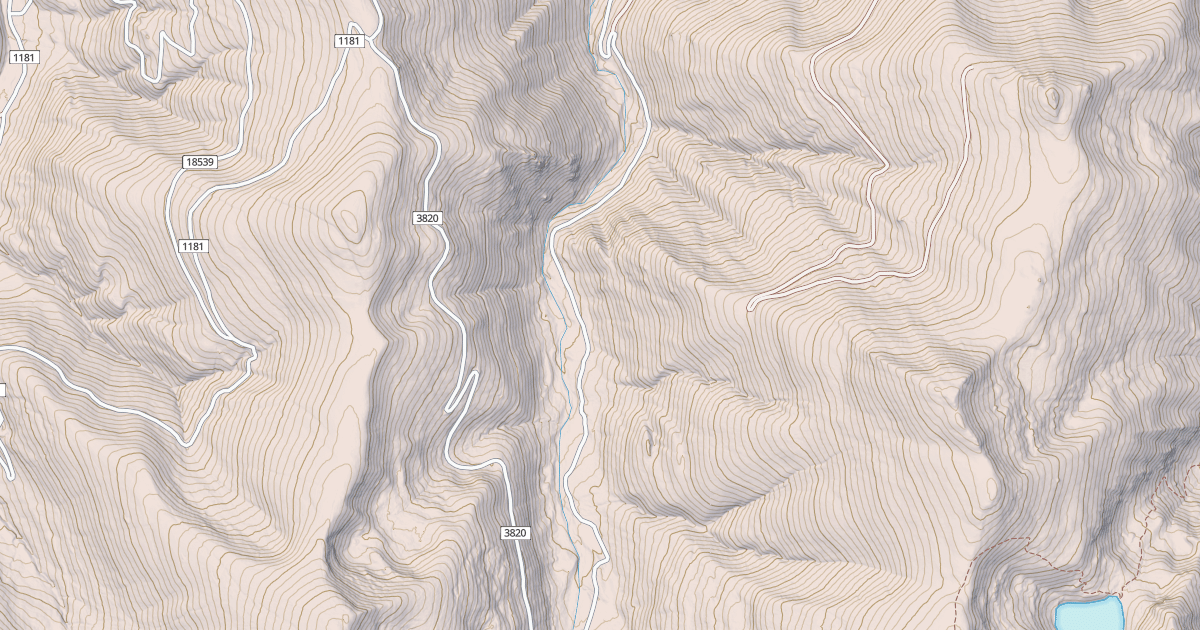 Map preview of EAST FORK BIG CREEK