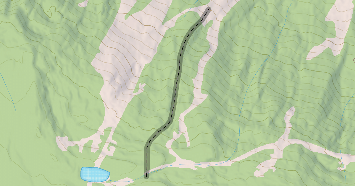 Map preview of Upper Thunderbird Glade