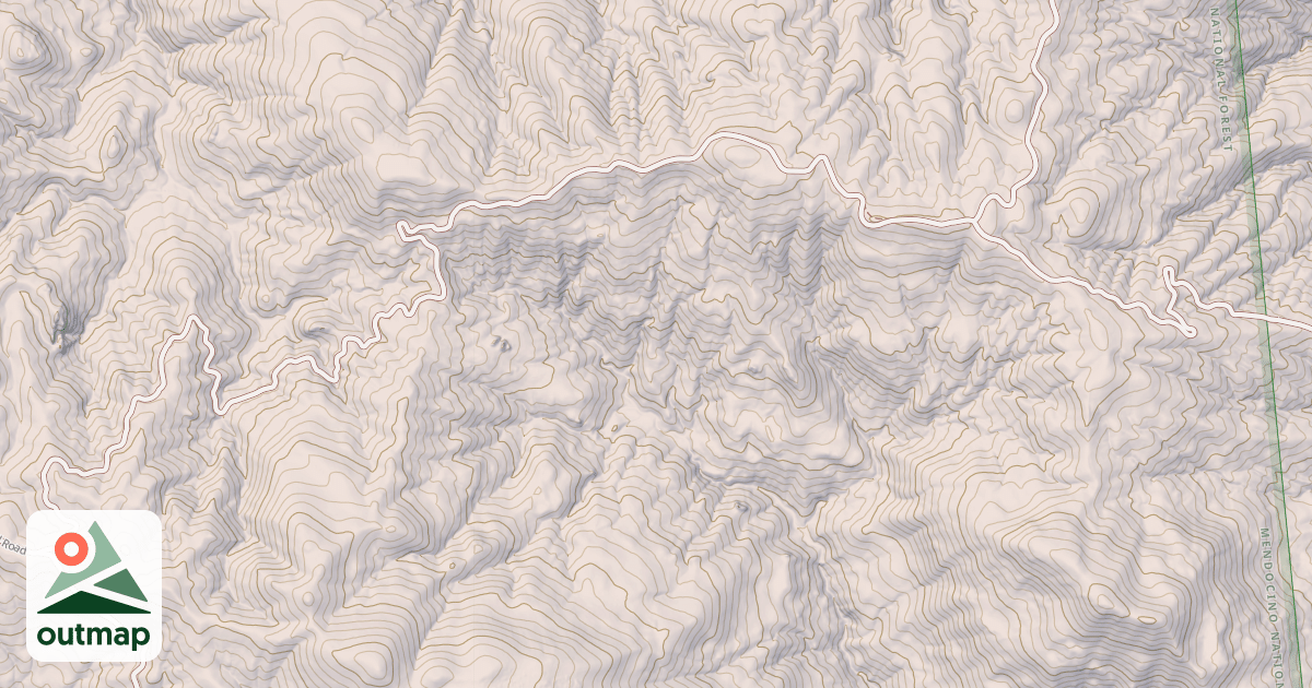 Map of SALT SPRING VALLEY