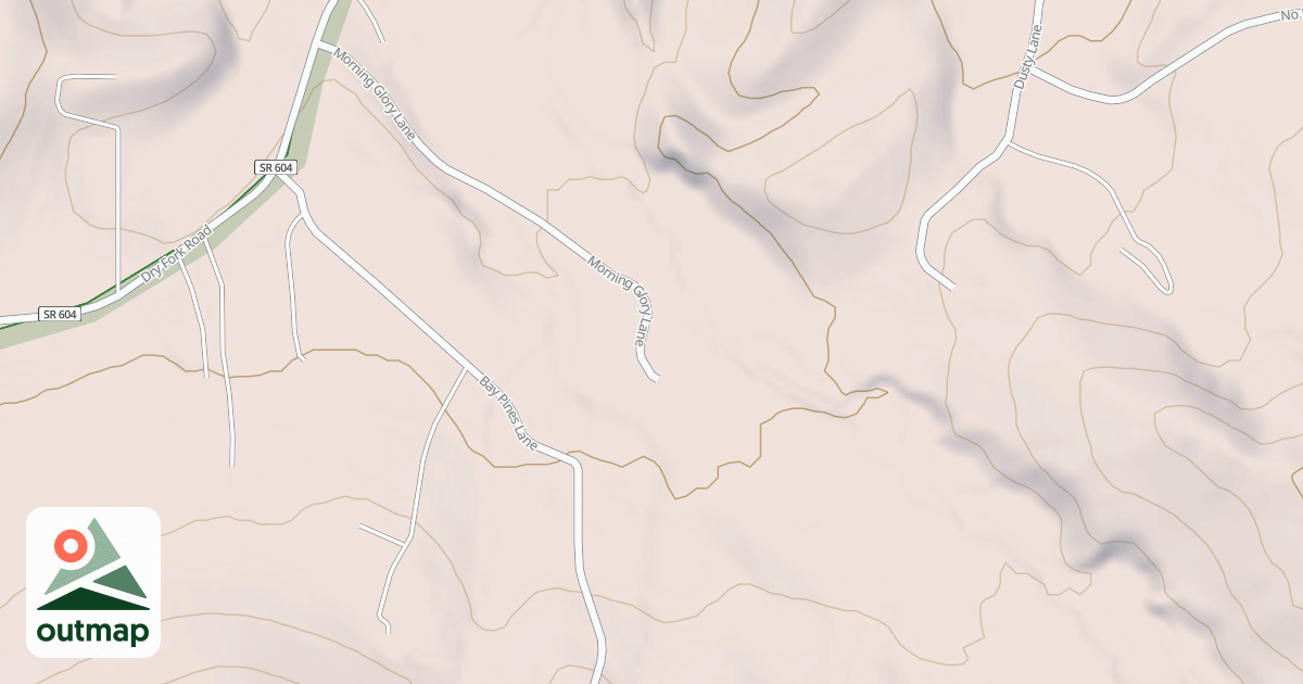 Map of DRY FORK
