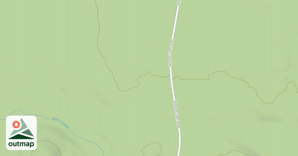 Map of FR 2174E - WINDSOR DAM SPUR E