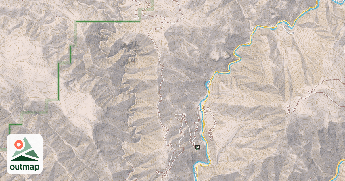 Map of BELDEN-LONGVILLE BURMA ROAD