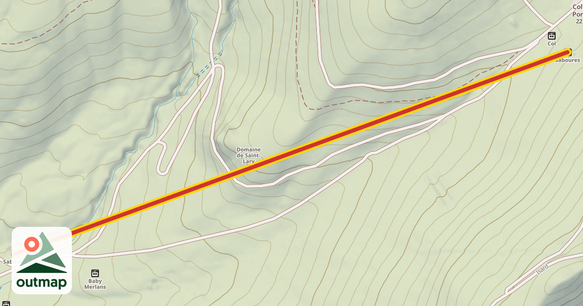 Map of Saboures