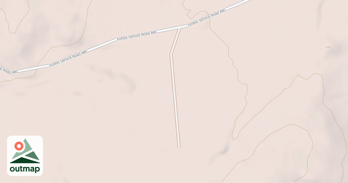 Map of USFS National Forest System Roads {E8D0DAA2-76BA-473C-ADE8-CBAC61BE6C50}