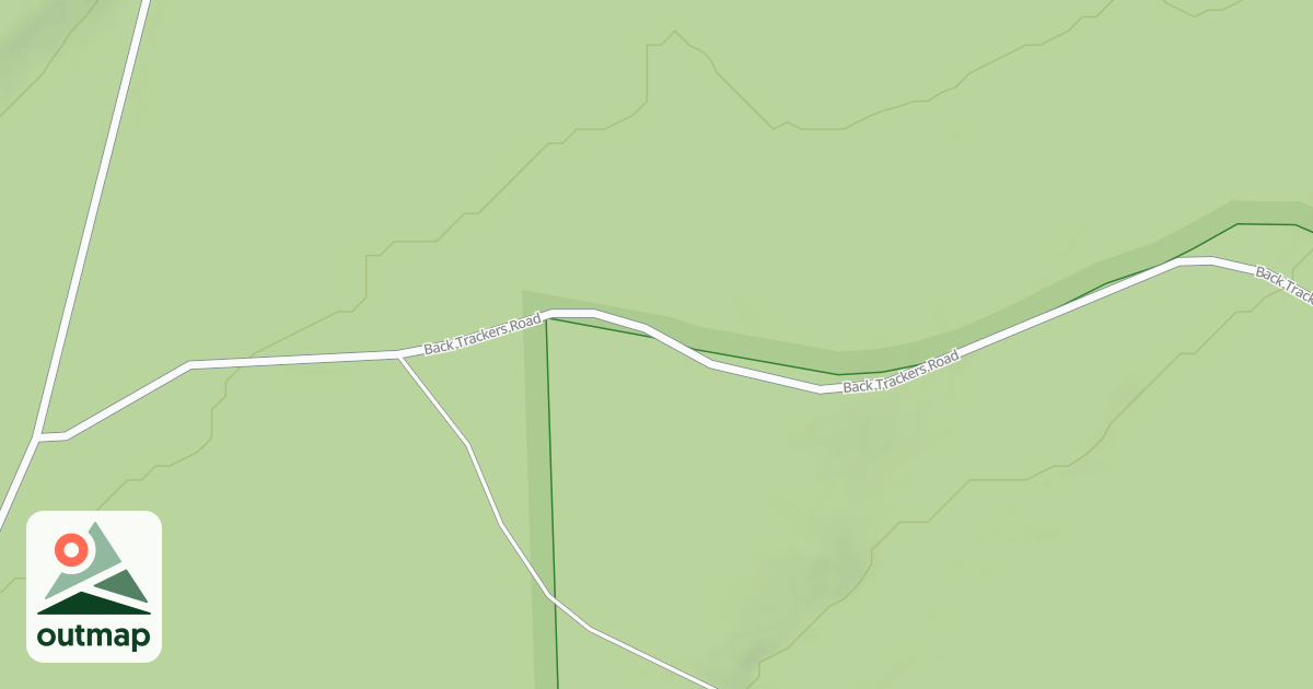 Map of BACK TRACKER ROAD