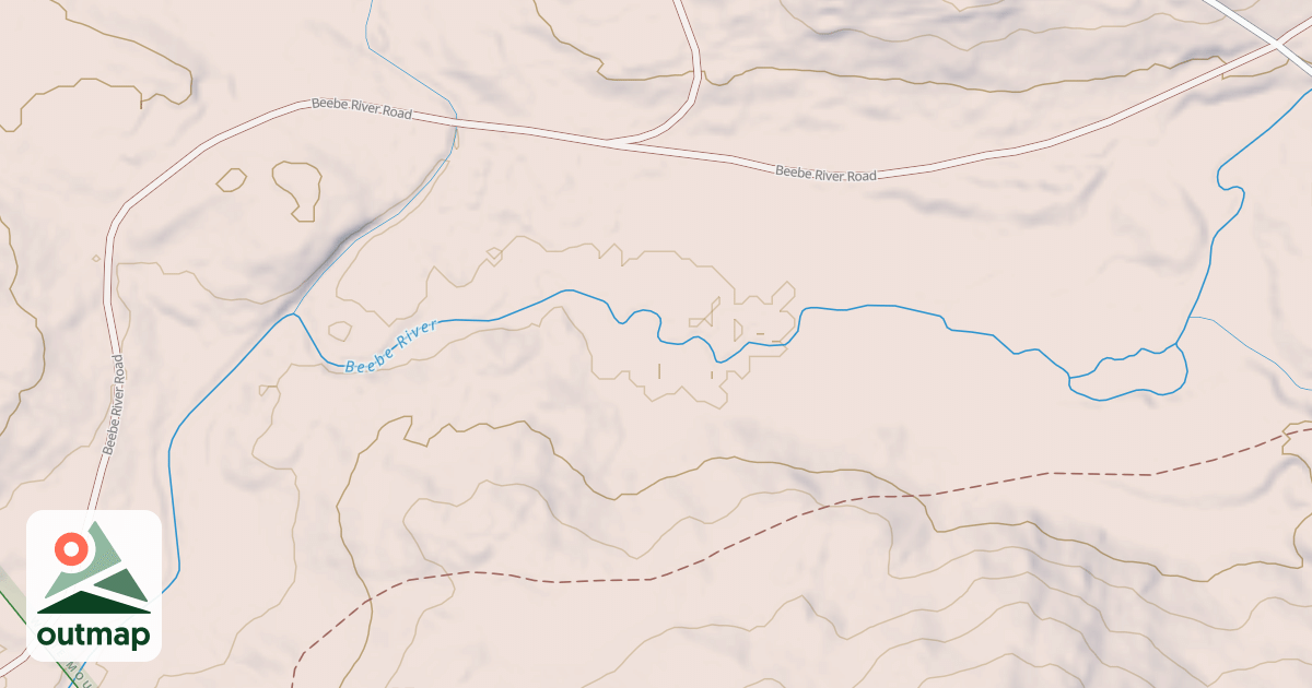 Map of Hall Pond Snomo