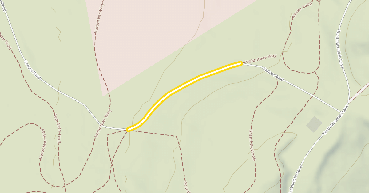 Map preview of Serivce Road