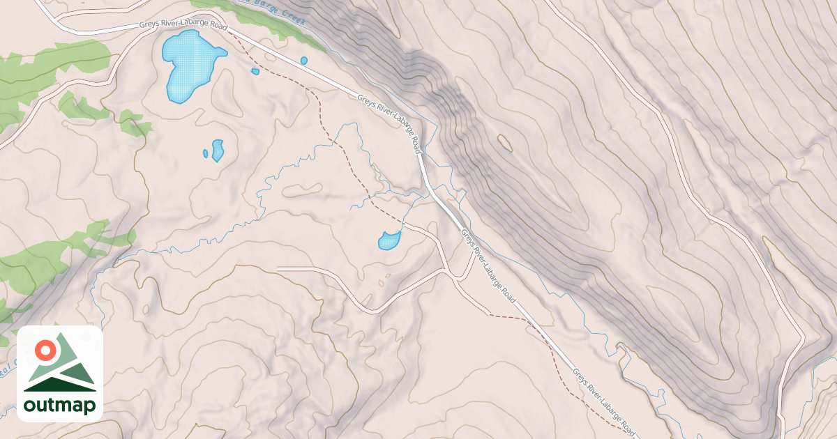 Map of Middle Piney South
