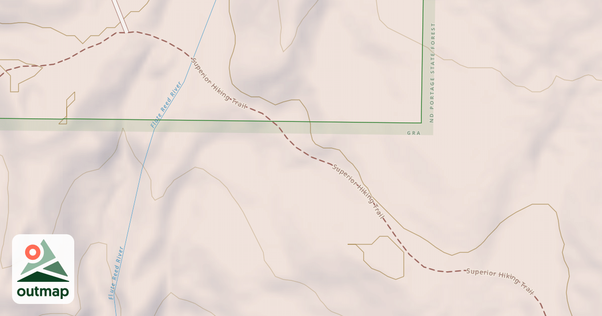 Map of Hovland Woods Trail