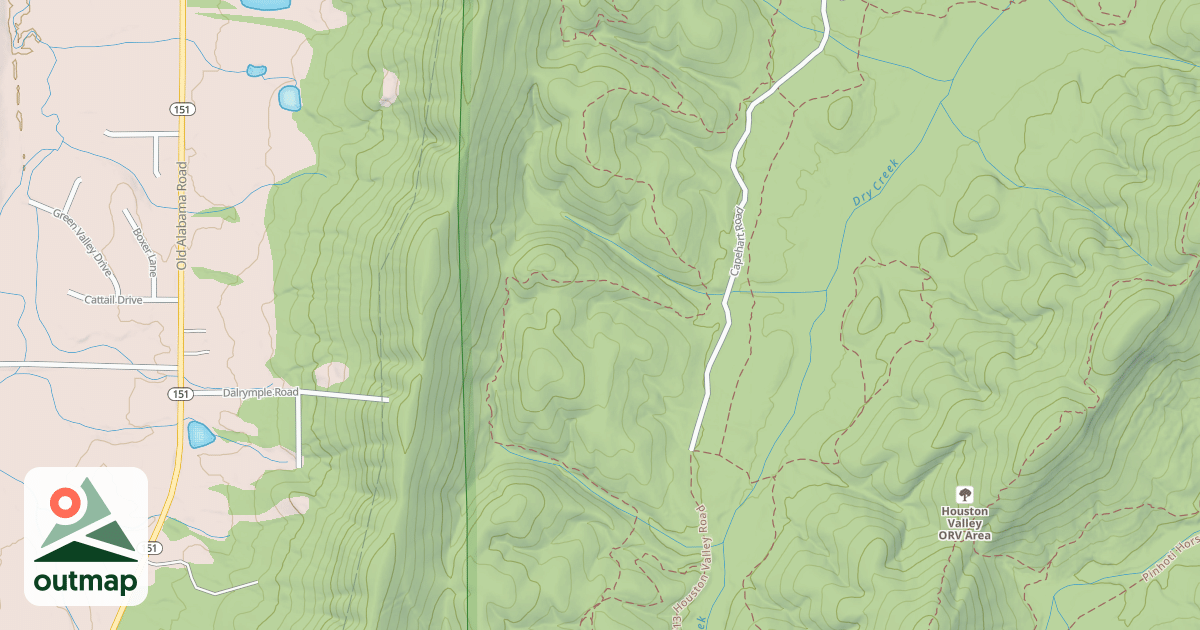 Map of USFS Motor Vehicle Use Map Trails 16035