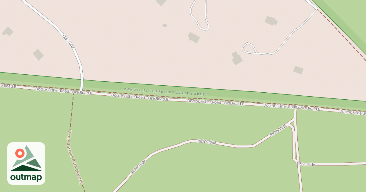 Map of Correllus Bike Path