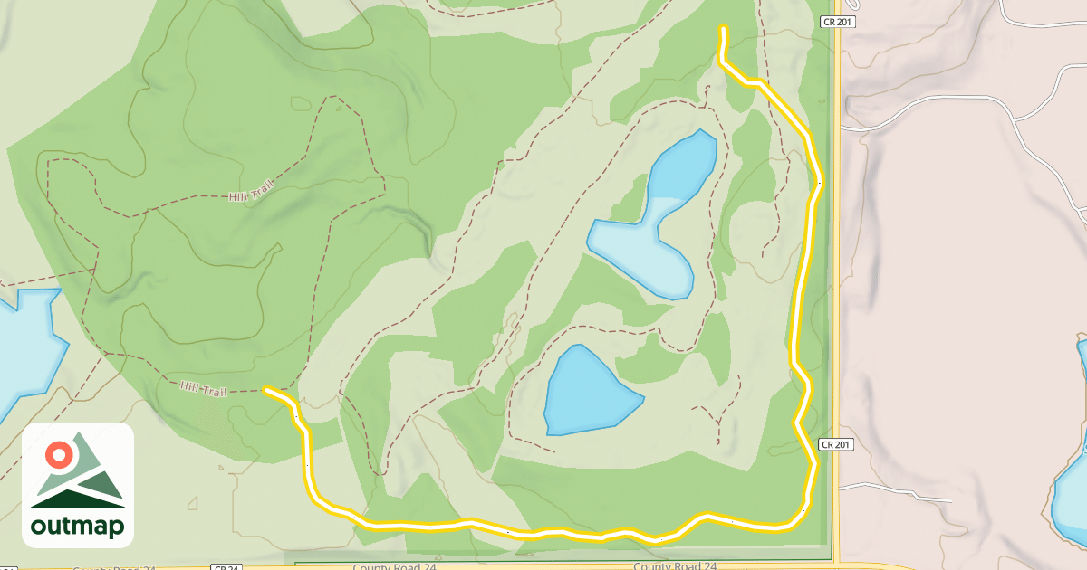Map of Prairie Trail