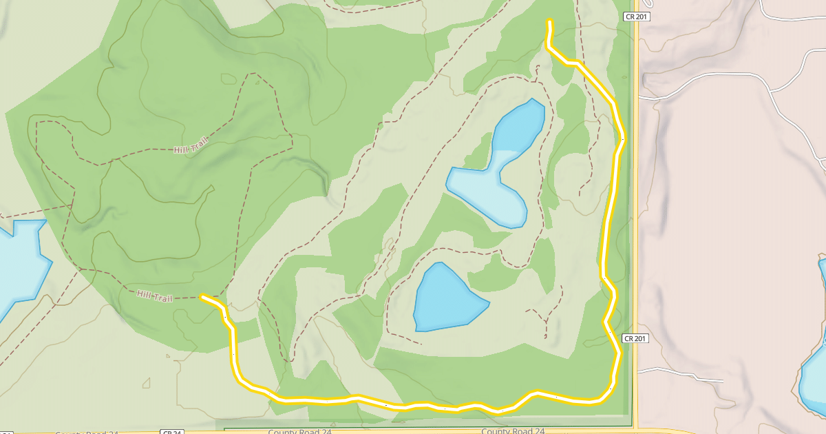 Map preview of Prairie Trail