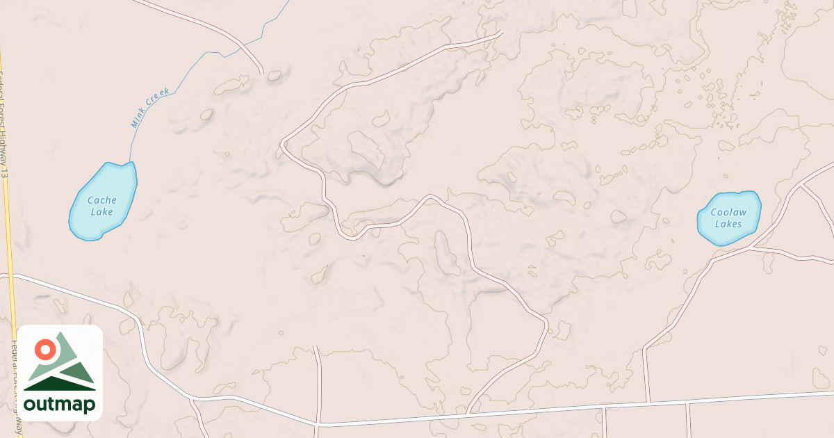 Map of CACHE LAKE NORTH