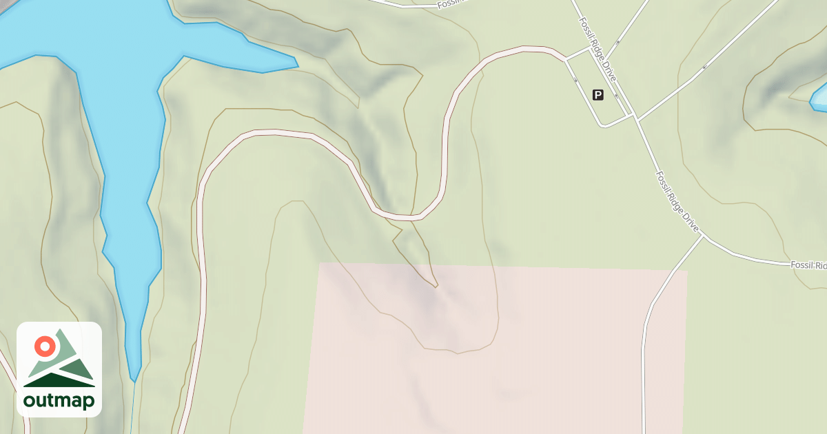 Map of Main Ohv Trail Access