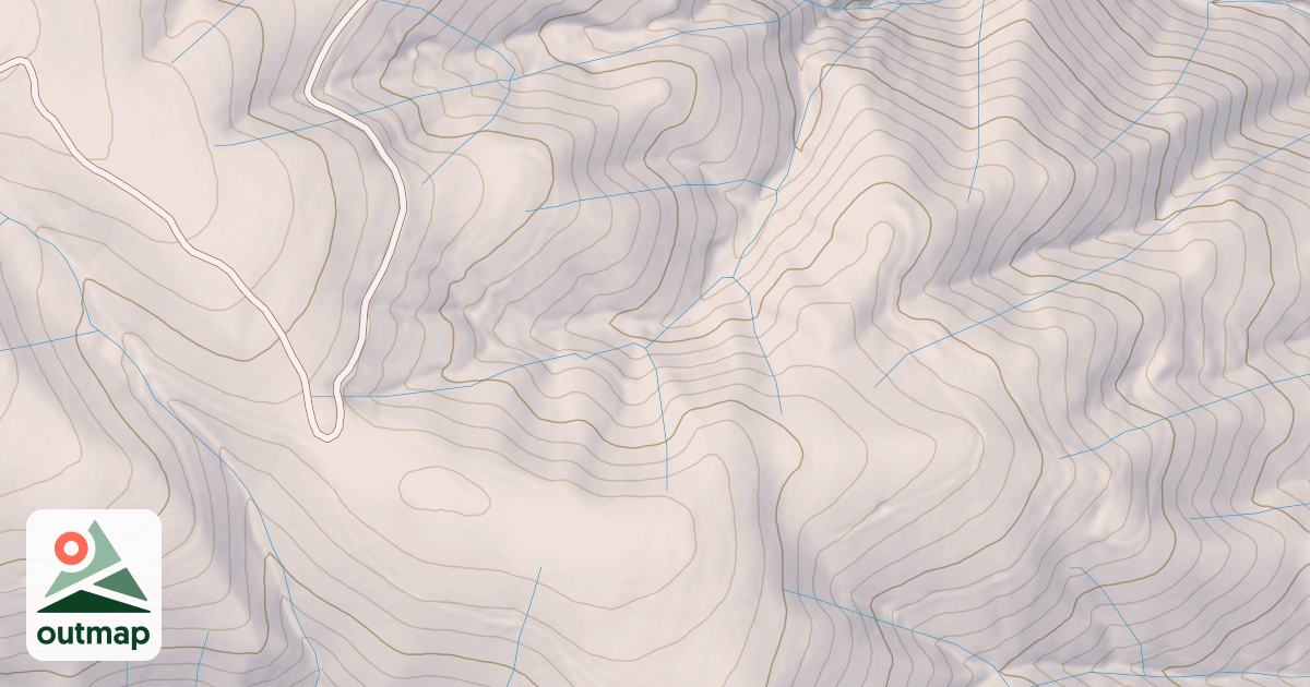 Map of BURTON RIDGE SPUR