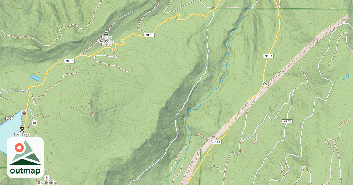 Map of JONES CREEK RD (S 102)