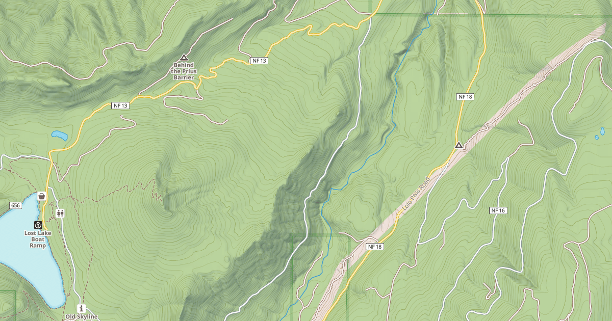 Map preview of JONES CREEK RD (S 102)