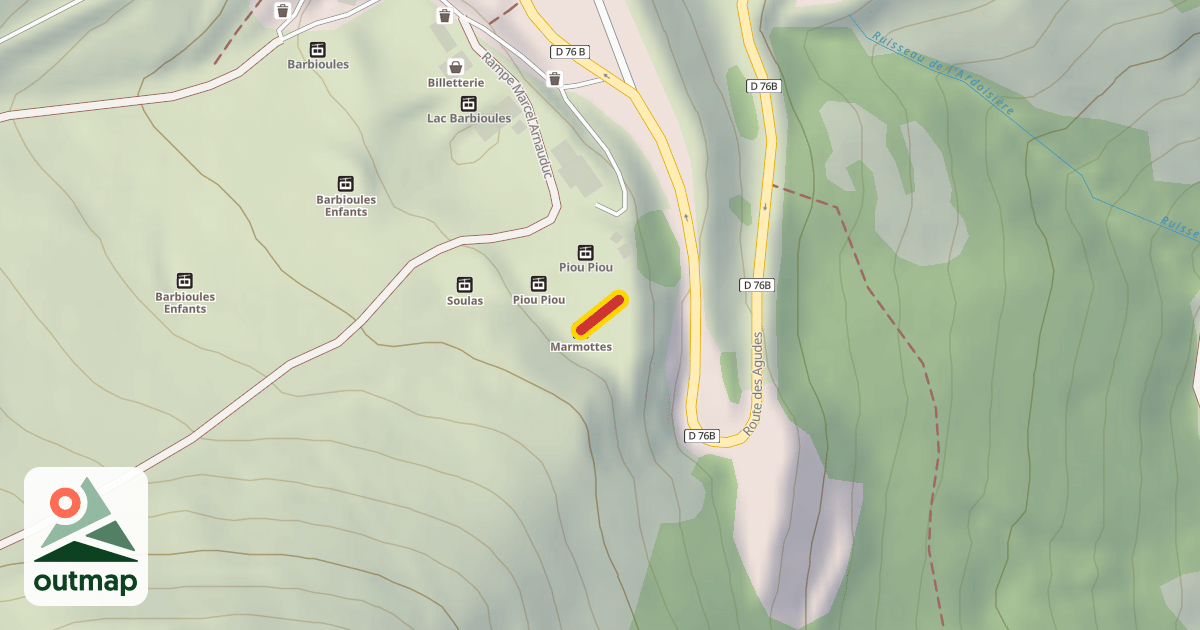 Map of Marmottes