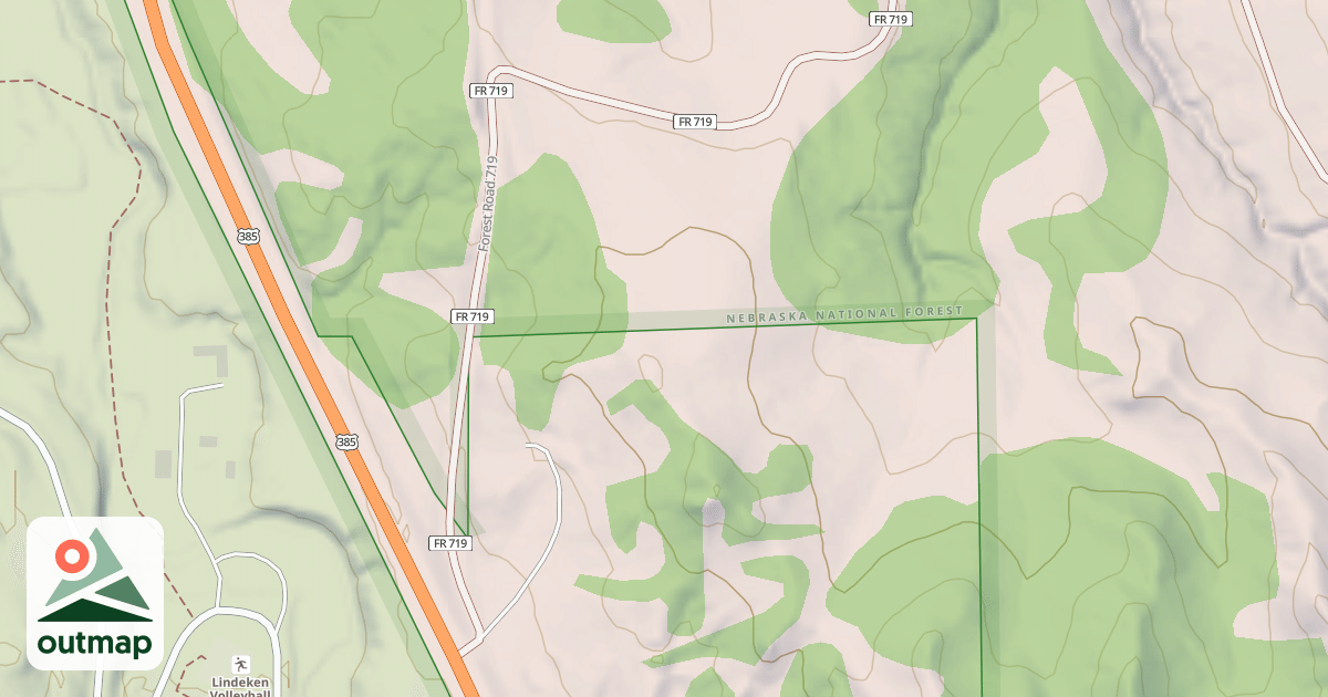 Map of STRONG CANYON