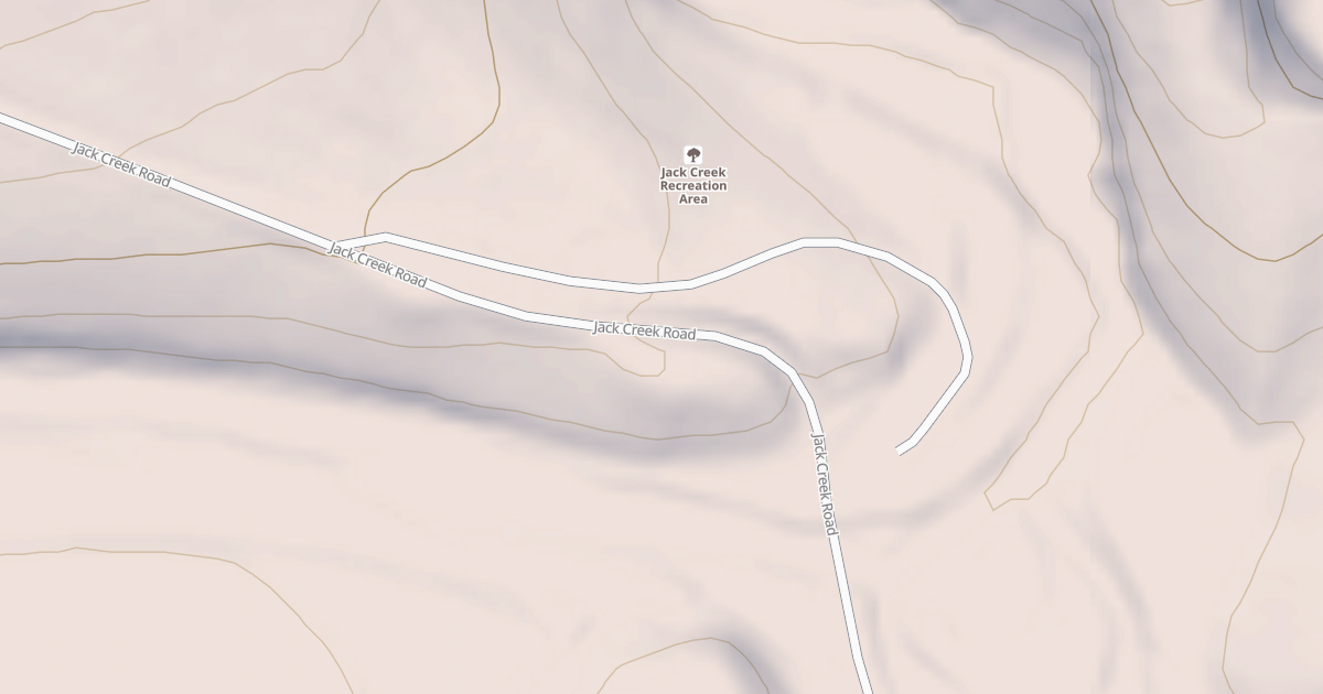 Map preview of JACK CREEK RECREATION AREA