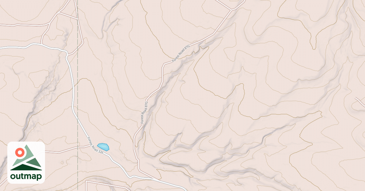 Map of USFS Motor Vehicle Use Map Roads {33C375B0-C20C-45B9-B0F3-45DA46D63089}