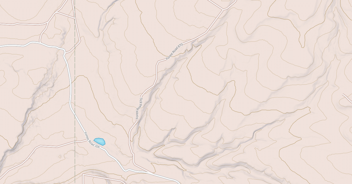 Map preview of USFS Motor Vehicle Use Map Roads {33C375B0-C20C-45B9-B0F3-45DA46D63089}