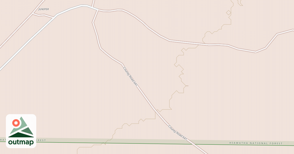 Map of JUNIPER LOOP SPUR A