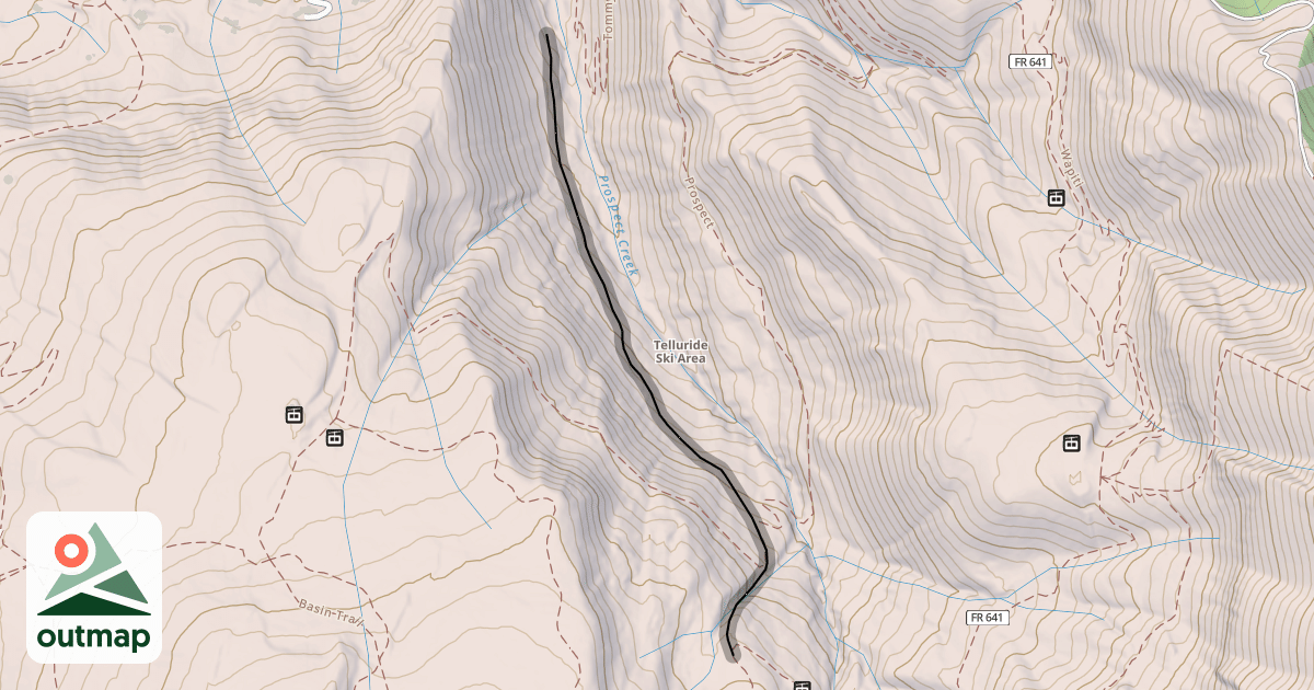 Map of Prospect Creek