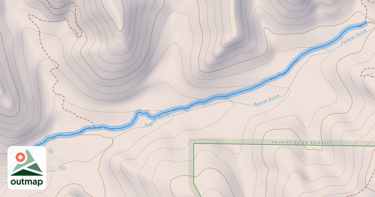 Map of #81 Polecat Loop