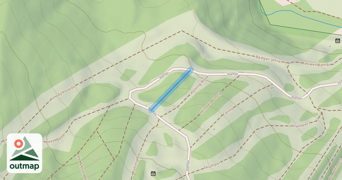 Map of Jimbo Gulley
