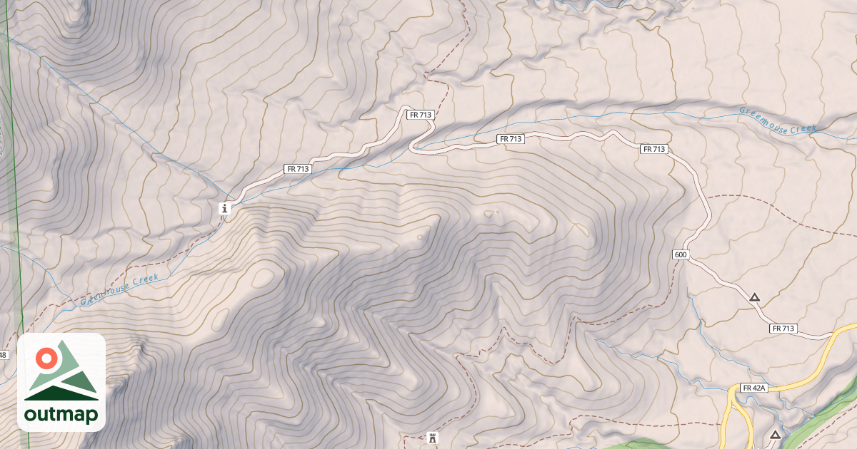 Map of GREENHOUSE CANYON