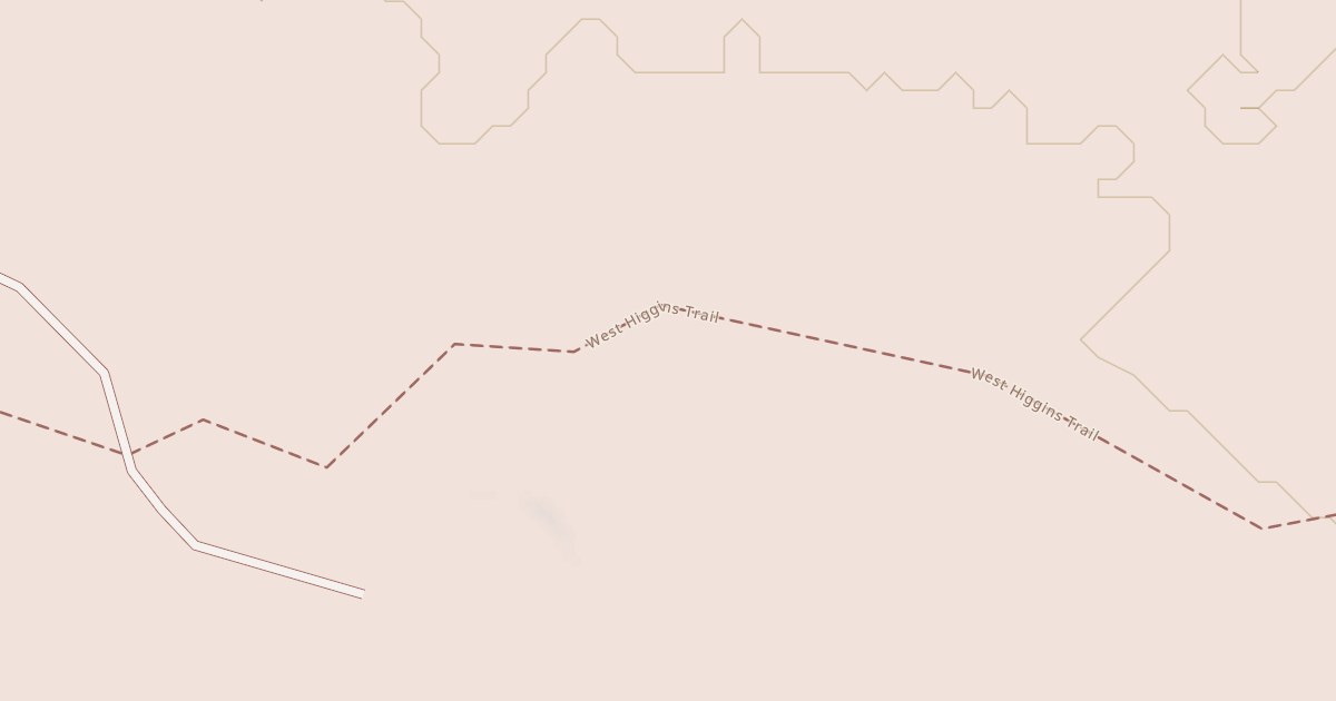 Map preview of West Higgins Trail