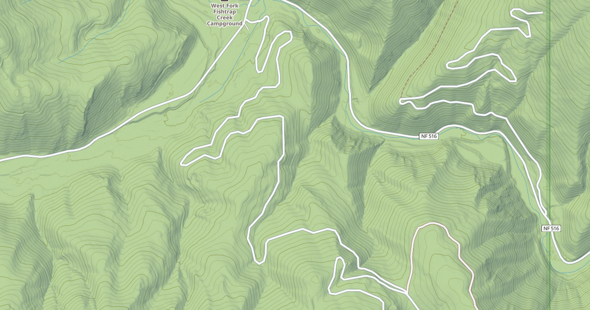 Map preview of LOWER FISHTRAP RIDGE