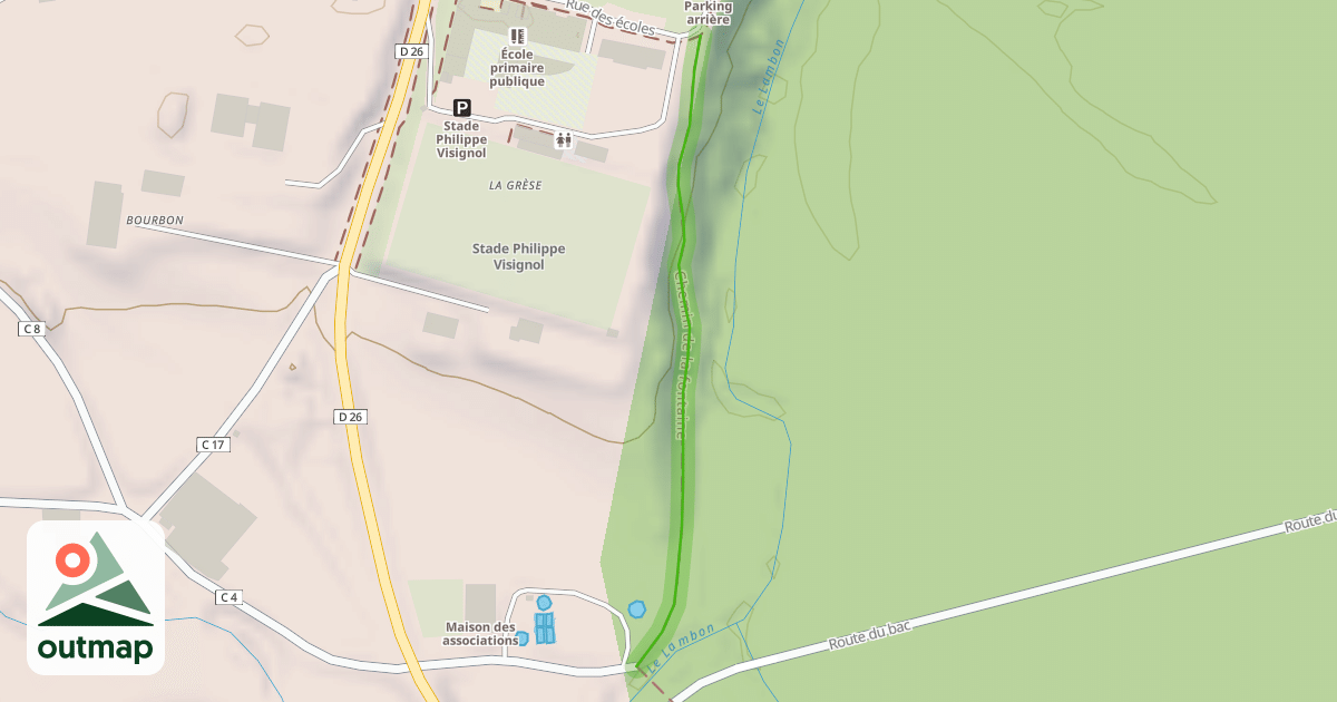 Map of Chemin de la fontaine