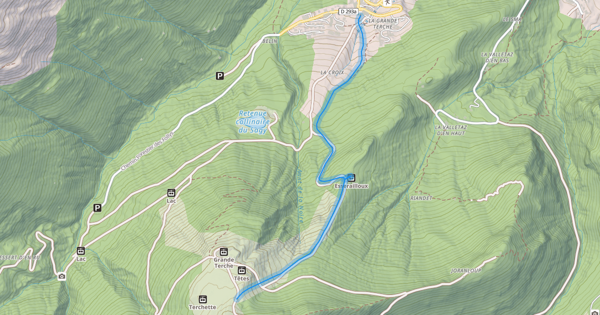 Map preview of La Grande Terche