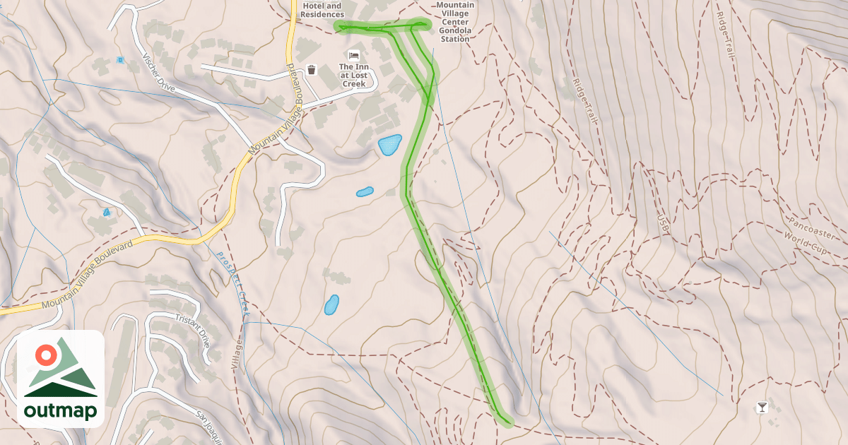Map of Lower Boomerang