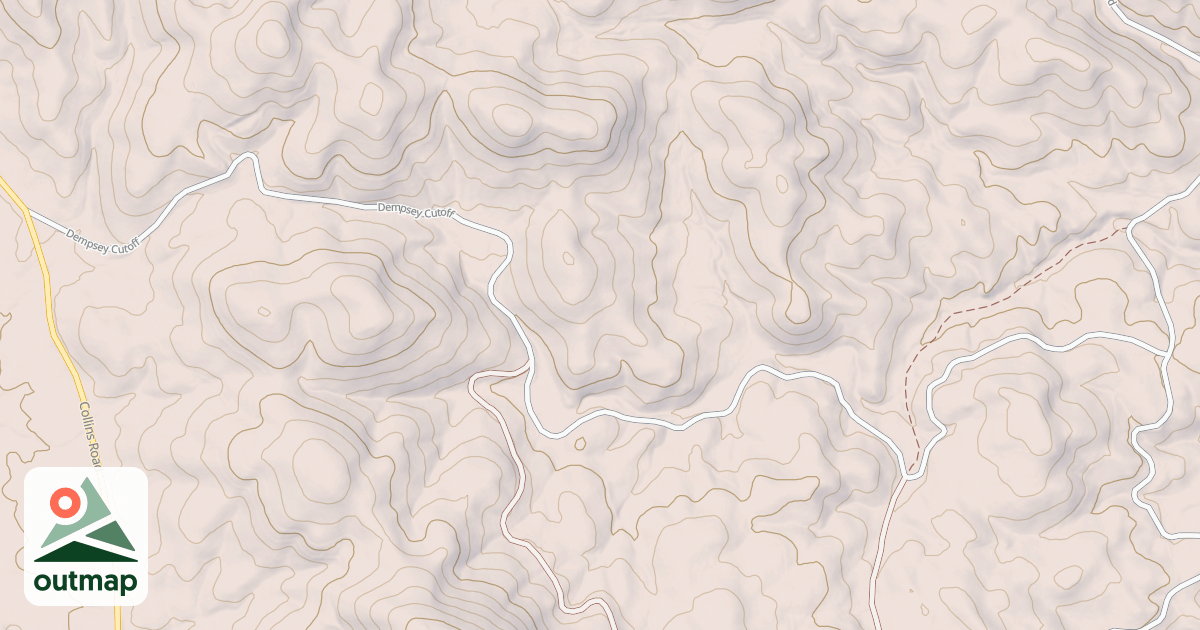 Map of DEMPSEY CUTOFF