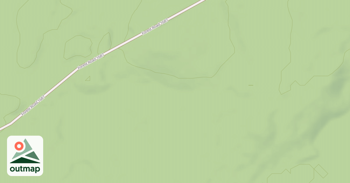 Map of FR 1687F