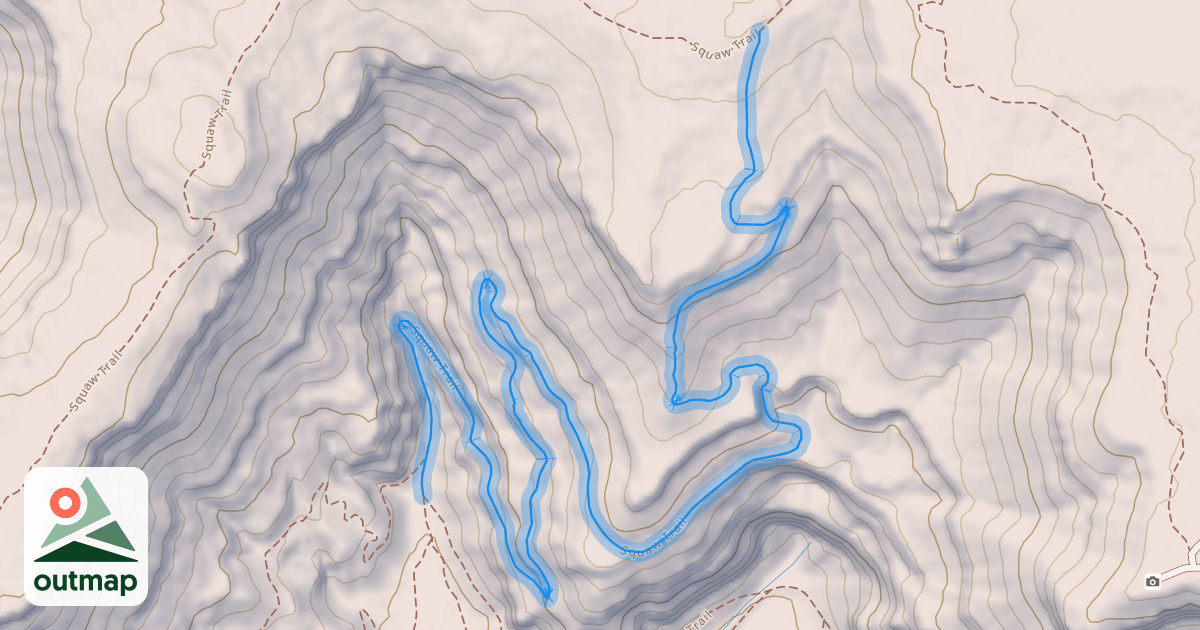 Map of Squaw Trail