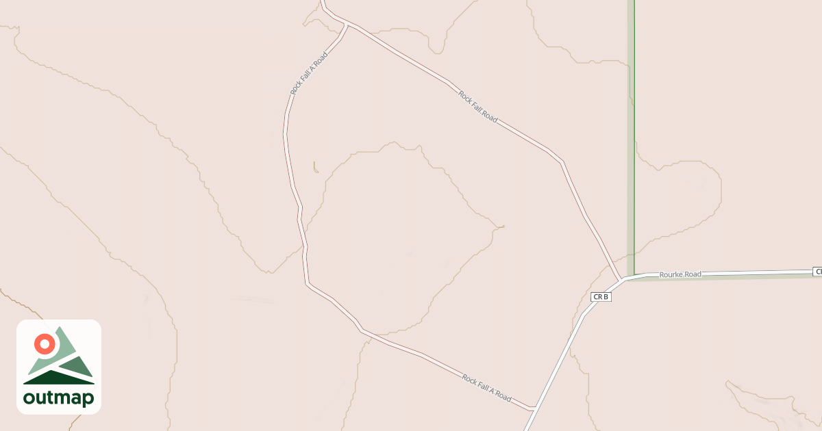 Map of ROCK FALL A