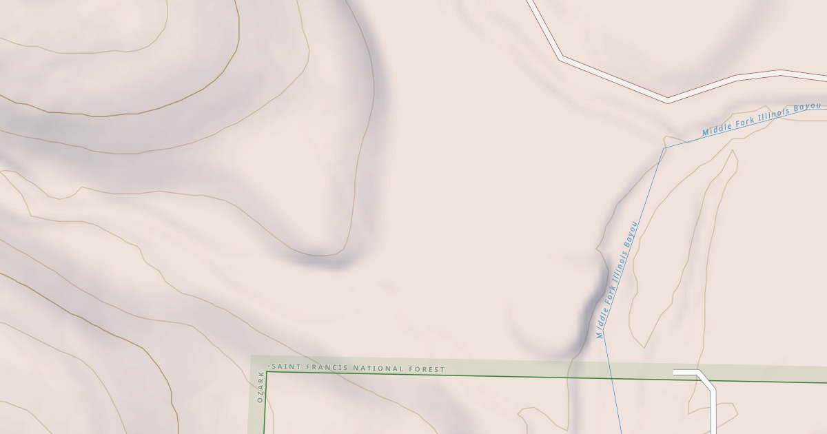 Map preview of MIDDLE FORK NORTH