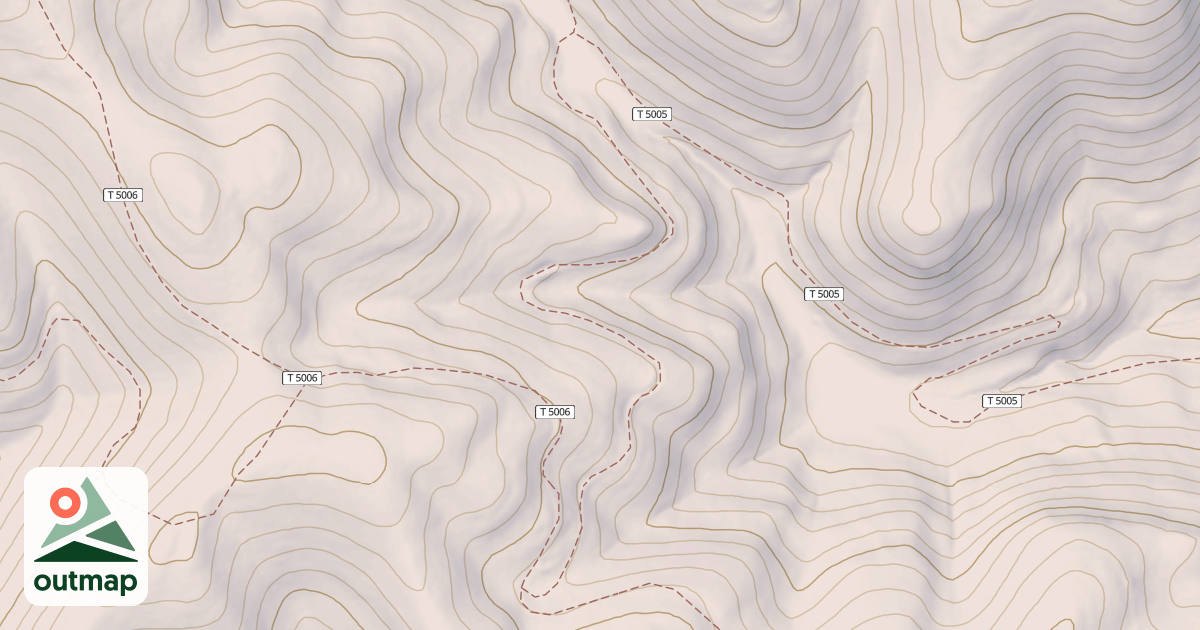 Map of BENSON CYN SPUR
