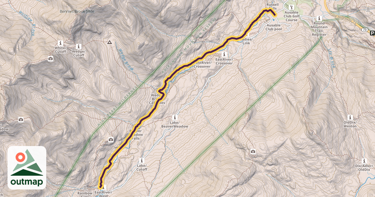 Map of West River Trail