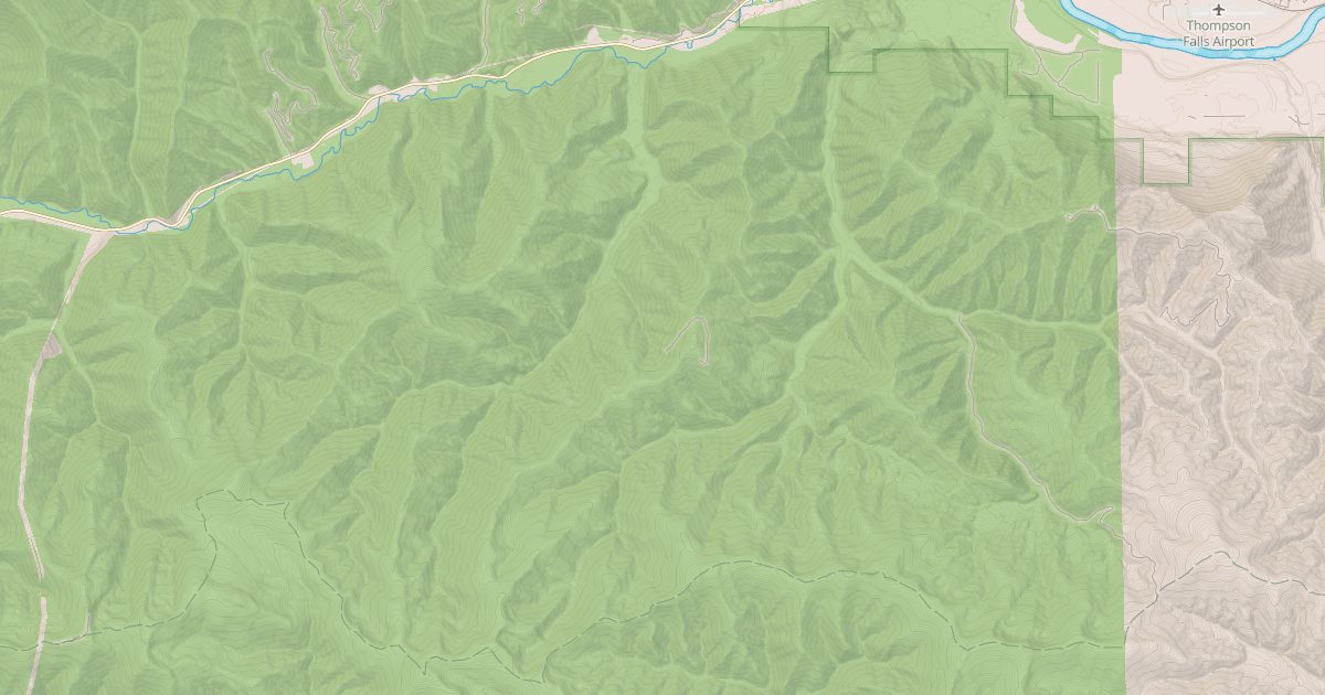 Map preview of DRY-WILKES DIVIDE