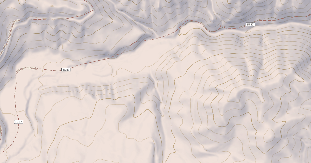 Map preview of FITSUM CREEK