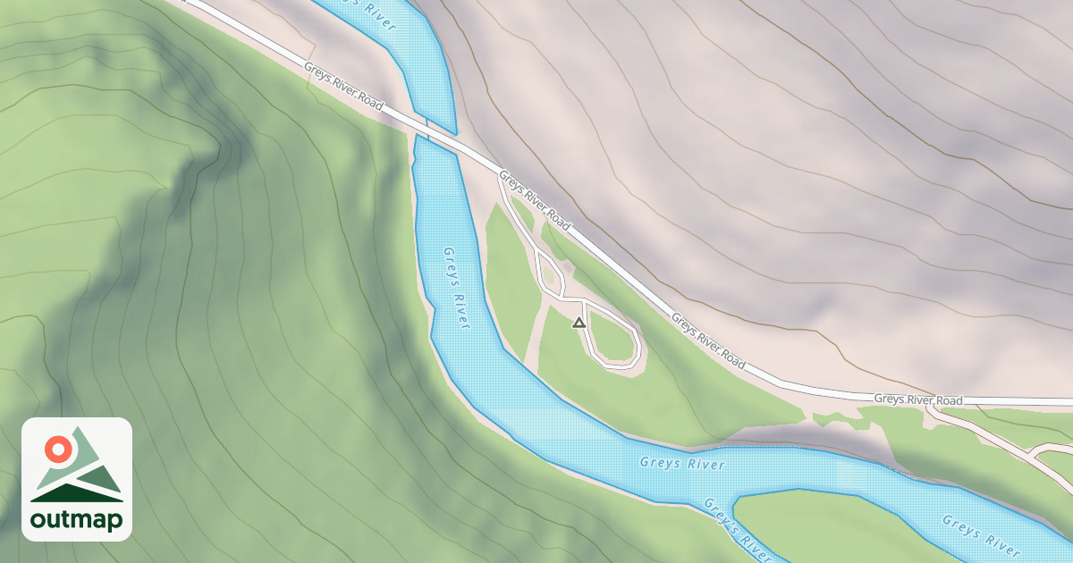 Map of BRIDGE CAMPGROUND
