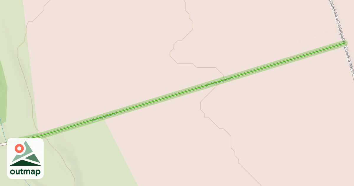 Map of Voie de la Miette
